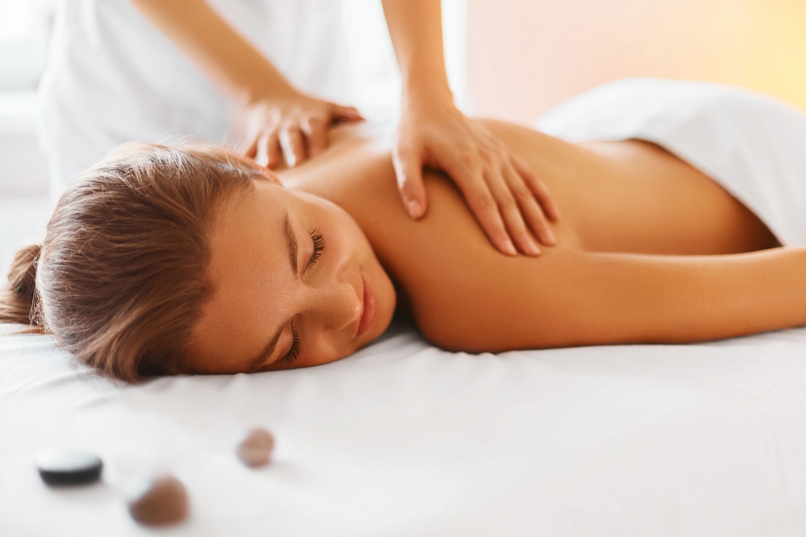 Healifty Massaggio Viso Cuscino Cotone Quadrato Dormire Sdraiato Massaggio Corpo Viso Cuscino Spa per Le Donne Salone di Bellezza Spa Massaggio Blu 
